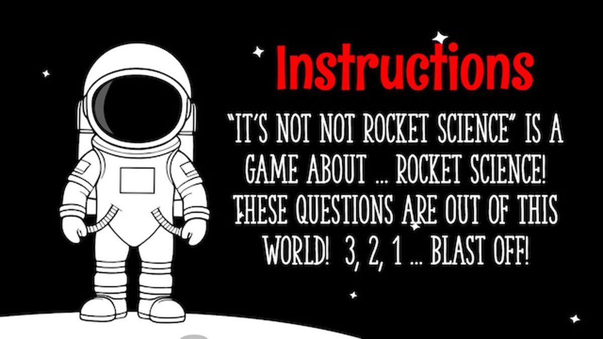 It's Not NOT Rocket Science! image number null